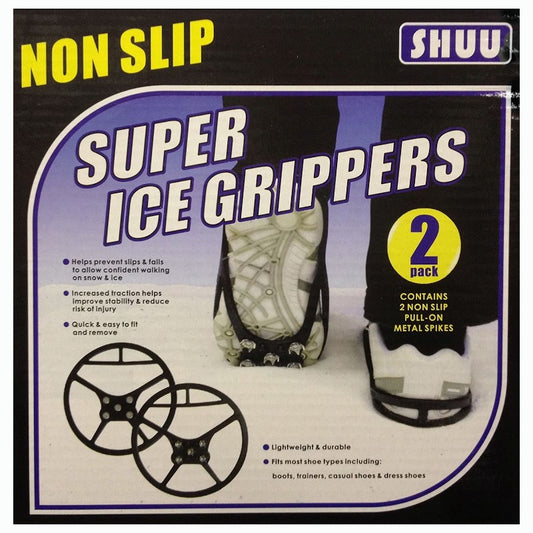 Shuu Super Ice Grippers – Pretslīdes radzes drošai gaitai uz ledus un sniega