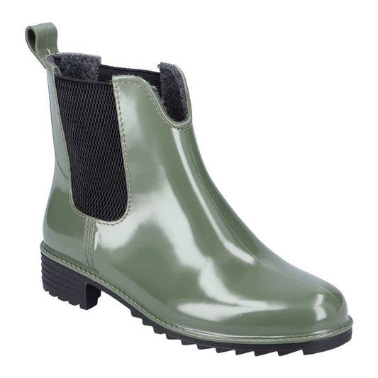 Rieker Waterproof Green – Siltināti gumijas puszābaki aktīvai ikdienai