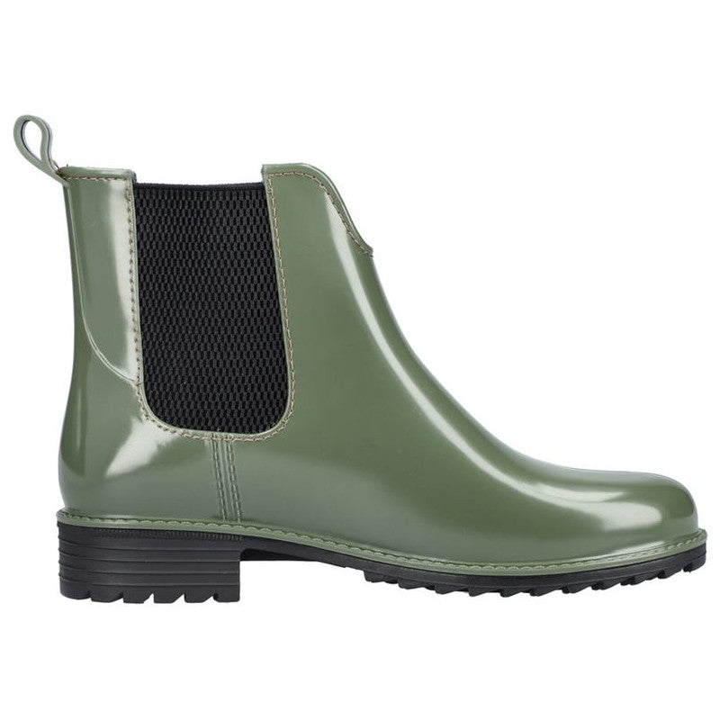 Rieker Waterproof Green – Siltināti gumijas puszābaki aktīvai ikdienai
