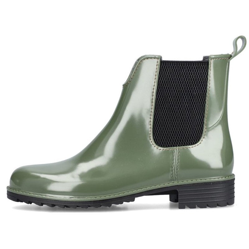 Rieker Waterproof Green – Siltināti gumijas puszābaki aktīvai ikdienai