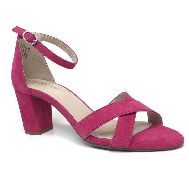 Bella b. Fuchsia pink – Eleganti zamšādas augstpapēžu apavi