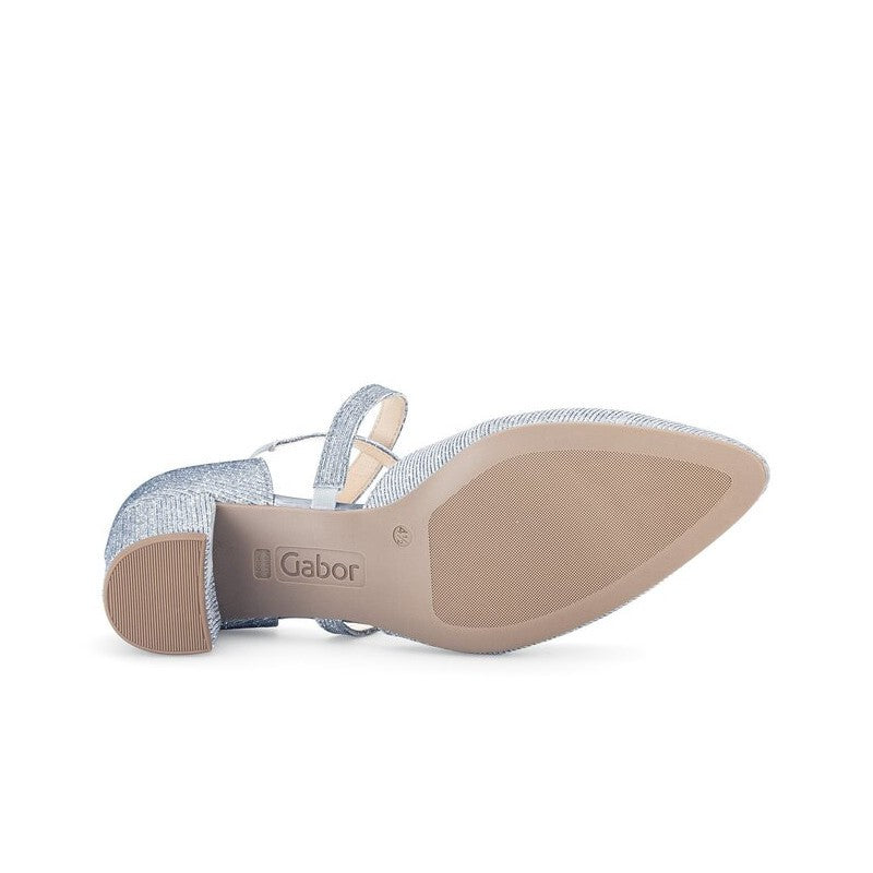 Gabor Fashion Blue Shimmer – Greznas sieviešu balles kurpes