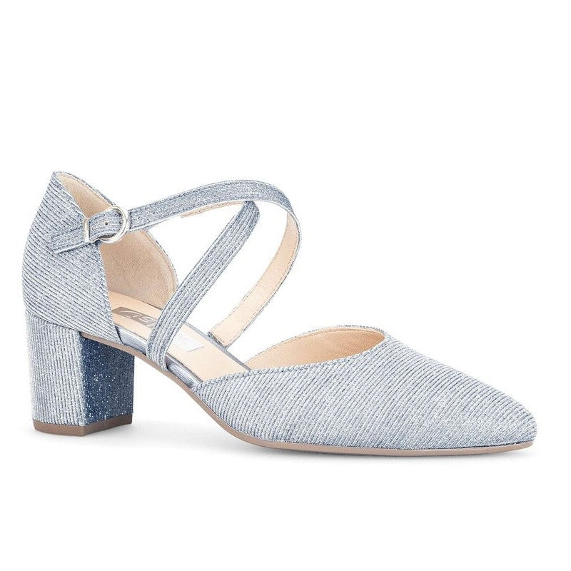 Gabor Fashion Blue Shimmer – Greznas sieviešu balles kurpes