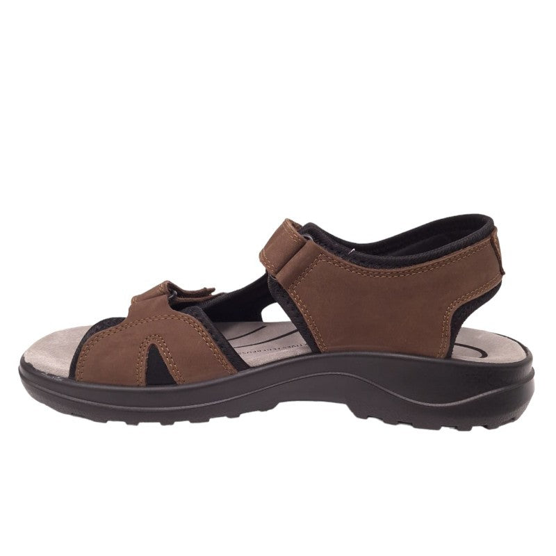 Jomos AirComfort Brown – Vīriešu liela izmēra ādas sandales