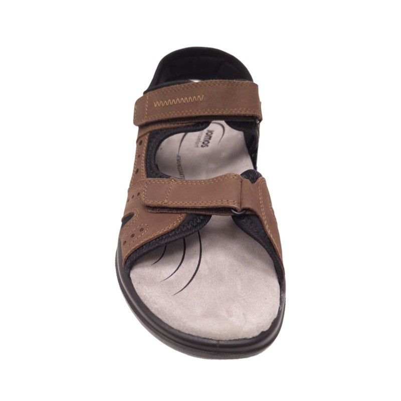 Jomos AirComfort Brown – Vīriešu liela izmēra ādas sandales