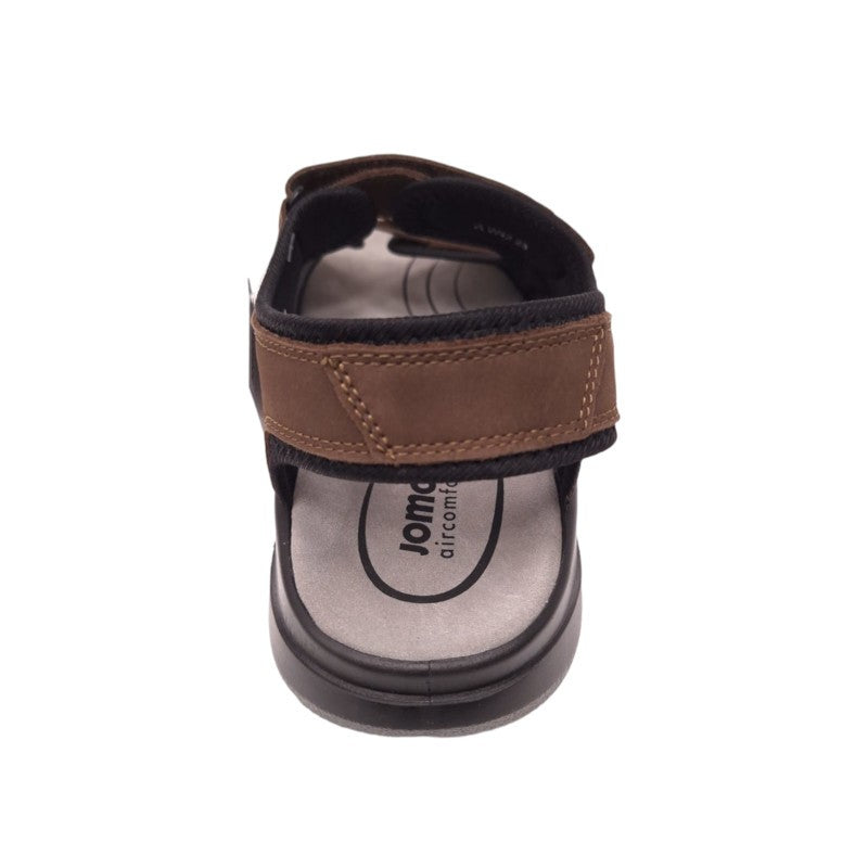 Jomos AirComfort Brown – Vīriešu liela izmēra ādas sandales