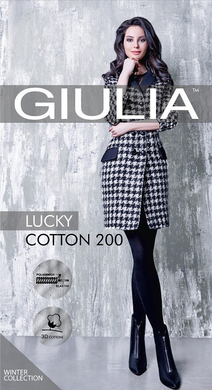 Giulia LUCKY COTTON 200 – Īpaši siltas kokvilnas zeķbikses ziemai