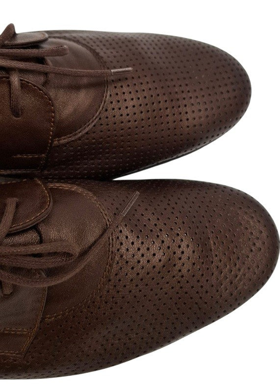 Vitas Laiks T-91 Brown – Sieviešu ādas oksfordi (Latvijas ražojums)