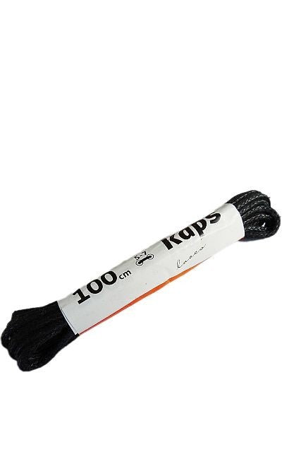 Vaskotas apaļas apavu auklas / kurpju šņores KAPS 100 cm