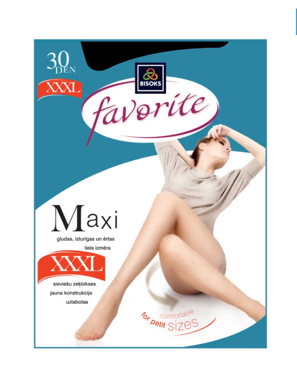 Favorite – Sieviešu zeķubikses komfortam (30 DEN)