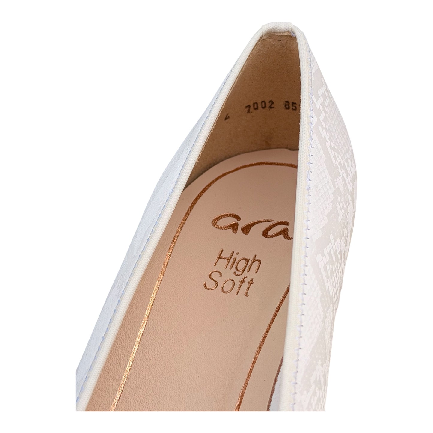 Ara – Elegantas ādas kurpes ar "High Soft" tehnoloģiju (H platums, Baltas)