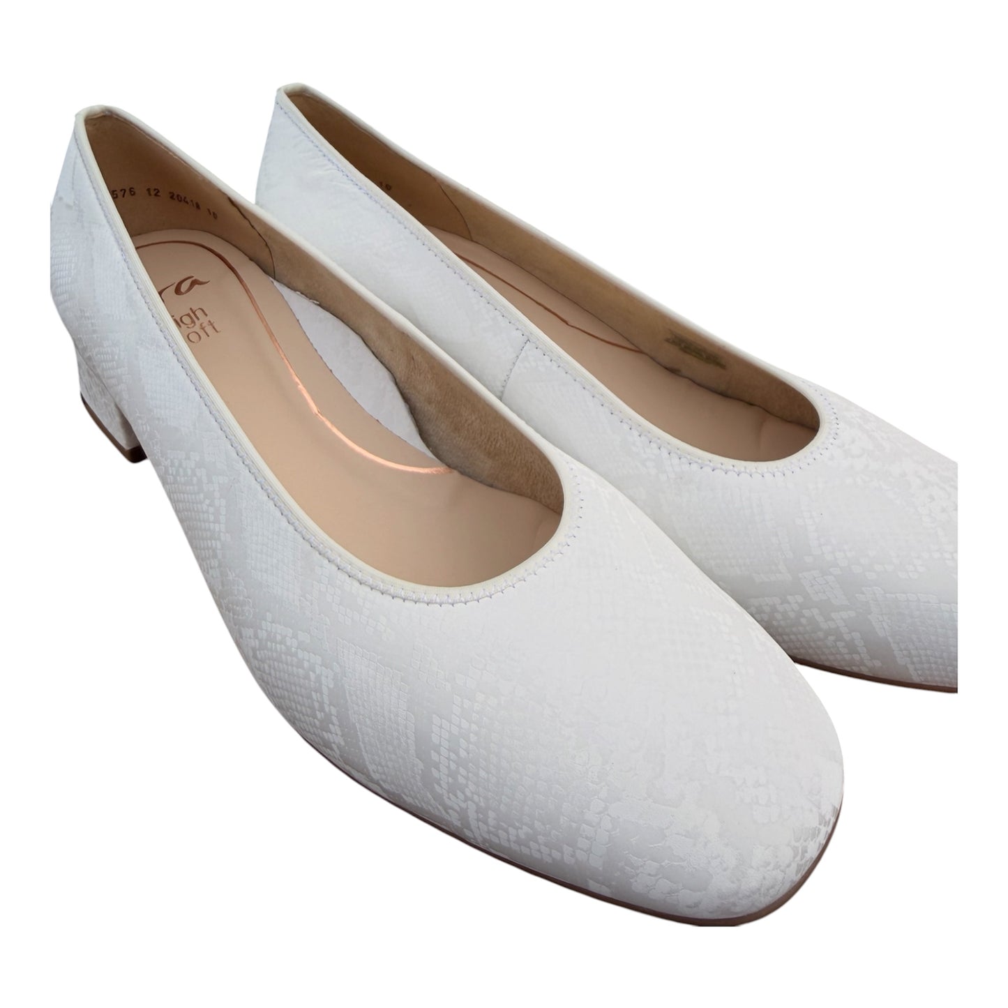 Ara – Elegantas ādas kurpes ar "High Soft" tehnoloģiju (H platums, Baltas)